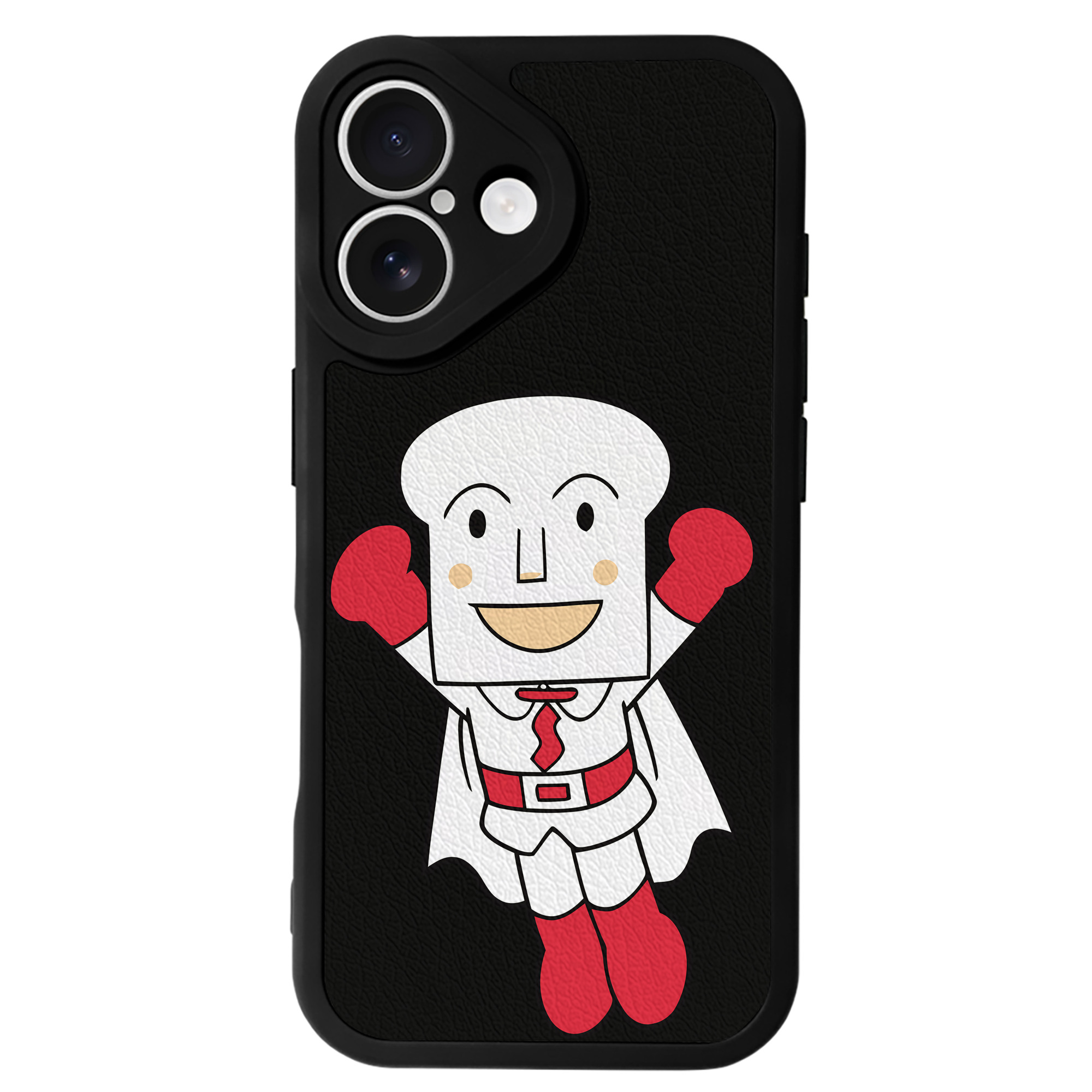 （画像用） アンパンマン Anpanman 【iPhone 16シリーズ対応】シリコンスマホケース（レザー調） 材質：シリコン
